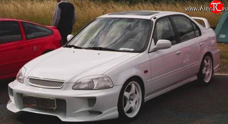 7 299 р. Передний бампер VeilSide Honda Civic EJ,EK,EM седан дорестайлинг (1995-1998) (кузов: седан)  с доставкой в г. Керчь