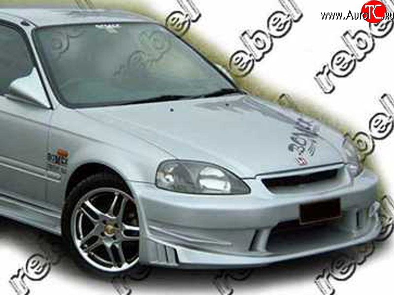 7 299 р. Передний бампер Sport Honda Civic EJ,EK,EM седан дорестайлинг (1995-1998) (кузов: седан)  с доставкой в г. Керчь