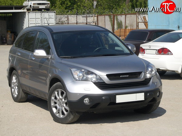 4 699 р. Решётка радиатора Mugen Style  Honda CR-V  RE1,RE2,RE3,RE4,RE5,RE7 (2007-2010) дорестайлинг (Неокрашенная)  с доставкой в г. Керчь