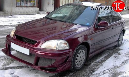 5 049 р. Передний бампер на Honda Civic EJ,EK,EM седан дорестайлинг (1995-1998)  с доставкой в г. Керчь