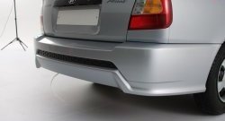 5 099 р. Задний бампер Классик Hyundai Accent 2 LC седан дорестайлинг (ТагАЗ) (1999-2012) (Неокрашенный)  с доставкой в г. Керчь. Увеличить фотографию 2