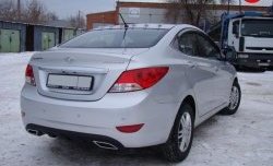 1 799 р. Плавники на крышу Sport Hyundai Solaris RBr седан рестайлинг (2014-2017) (Неокрашенный)  с доставкой в г. Керчь. Увеличить фотографию 2