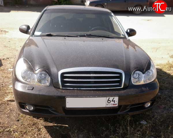 1 299 р. Реснички M-VRS Hyundai Sonata EF рестайлинг ТагАЗ (2001-2013) (Неокрашенные)  с доставкой в г. Керчь