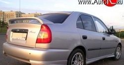 6 549 р. Пороги накладки Street Hyundai Accent 2 LC седан дорестайлинг (ТагАЗ) (1999-2012) (Неокрашенные)  с доставкой в г. Керчь. Увеличить фотографию 2