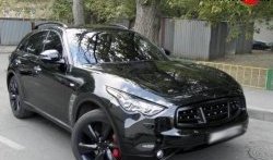 4 399 р. Решётка радиатора Sport INFINITI FX50 S51 дорестайлинг (2008-2011) (Неокрашенная)  с доставкой в г. Керчь. Увеличить фотографию 3