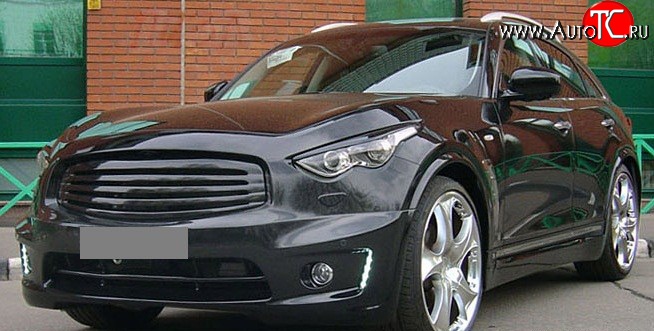 15 999 р. Решётка радиатора Style INFINITI FX35 S51 дорестайлинг (2008-2011) (Неокрашенная)  с доставкой в г. Керчь
