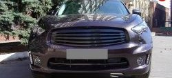 15 999 р. Решётка радиатора Style INFINITI FX35 S51 дорестайлинг (2008-2011) (Неокрашенная)  с доставкой в г. Керчь. Увеличить фотографию 3