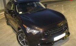 11 599 р. Пороги накладки Diablo INFINITI FX50 S51 рестайлинг (2012-2014) (Неокрашенные)  с доставкой в г. Керчь. Увеличить фотографию 4