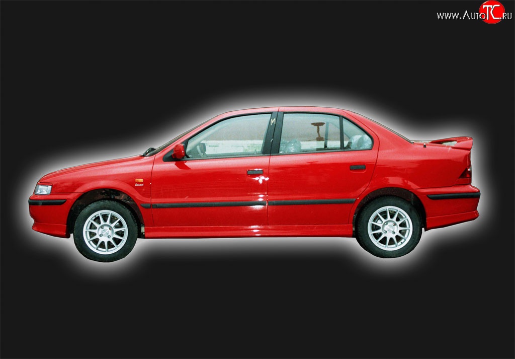 5 999 р. Пороги накладки GT Dynamics Iran Khodro Samand (2003-2022) (Неокрашенные)  с доставкой в г. Керчь