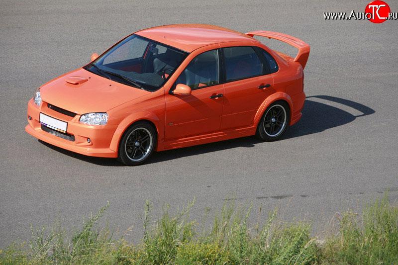 789 р. Комплект накладок на задние двери TMS-GTI Лада Калина 1118 седан (2004-2013) (Неокрашенные)  с доставкой в г. Керчь
