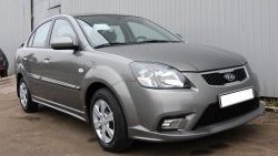 5 999 р. Пороги накладки GT Dynamics KIA Rio 2 JB дорестайлинг седан (2005-2009) (Неокрашенные)  с доставкой в г. Керчь. Увеличить фотографию 2