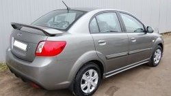5 999 р. Пороги накладки GT Dynamics KIA Rio 2 JB дорестайлинг седан (2005-2009) (Неокрашенные)  с доставкой в г. Керчь. Увеличить фотографию 3