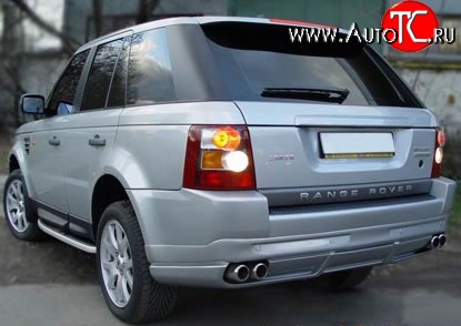 14 949 р. Накладка заднего бампера ARDEN Land Rover Range Rover Sport 1 L320 дорестайлинг (2005-2009) (Неокрашенная)  с доставкой в г. Керчь
