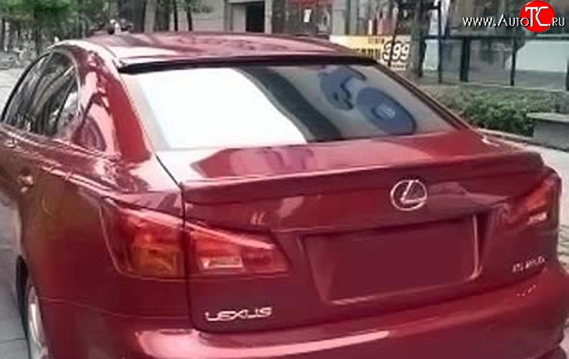 5 749 р. Козырёк на заднее лобовое стекло F-Sport Lexus IS250 XE20 седан дорестайлинг (2005-2013) (Неокрашенный)  с доставкой в г. Керчь