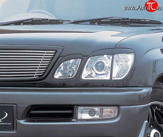 5 099 р. Реснички JAOS Lexus LX470 J100 дорестайлинг (1998-2002) (Неокрашенные)  с доставкой в г. Керчь