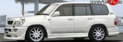 18 449 р. Пороги накладки JAOS Style Lexus LX470 J100 дорестайлинг (1998-2002) (Неокрашенные)  с доставкой в г. Керчь. Увеличить фотографию 2