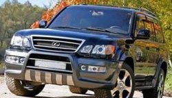 18 449 р. Передний бампер Red Aleti Lexus LX470 J100 дорестайлинг (1998-2002) (Неокрашенный)  с доставкой в г. Керчь. Увеличить фотографию 2