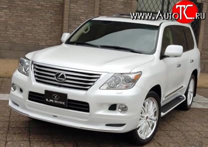 18 449 р. Накладка переднего бампера LX Mode Lexus LX570 J200 дорестайлинг (2007-2012) (Неокрашенная)  с доставкой в г. Керчь