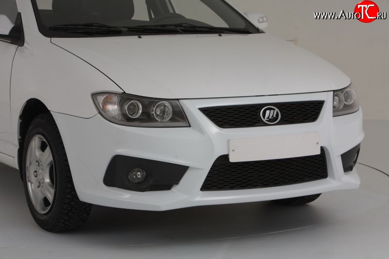 4 999 р. Передний бампер Sport Lifan Solano  дорестайлинг (2010-2015) (Неокрашенный)  с доставкой в г. Керчь
