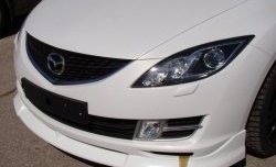 6 599 р. Накладка Sport на передний бампер в комплектации Turing Mazda 6 GH дорестайлинг лифтбэк (2007-2010) (Неокрашенная)  с доставкой в г. Керчь. Увеличить фотографию 3
