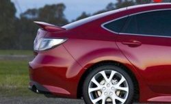 5 899 р. Спойлер EX-Style V2 Mazda 6 GH дорестайлинг седан (2007-2010) (Неокрашенный)  с доставкой в г. Керчь. Увеличить фотографию 4
