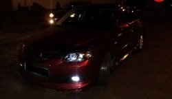 4 999 р. Накладка переднего бампера Sport Mazda 3/Axela BK дорестайлинг, хэтчбэк (2003-2006) (Неокрашенная)  с доставкой в г. Керчь. Увеличить фотографию 5