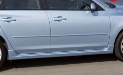 4 549 р. Пороги накладки Сток 2л Mazda 3/Axela BK дорестайлинг седан (2003-2006) (Неокрашенные)  с доставкой в г. Керчь. Увеличить фотографию 10