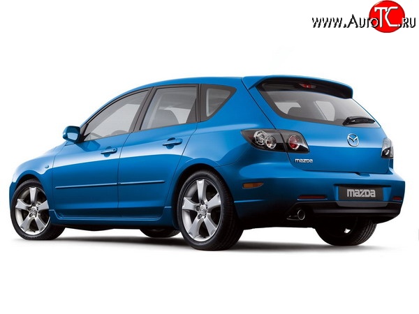 5 749 р. Спойлер Light Mazda 3/Axela BK дорестайлинг, хэтчбэк (2003-2006) (Неокрашенный)  с доставкой в г. Керчь