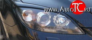 699 р. Реснички Style  Mazda 3/Axela  BK (2006-2009) рестайлинг, хэтчбэк (Неокрашенные)  с доставкой в г. Керчь