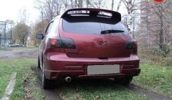 7 319 р. Спойлер Racing Mazda 3/Axela BK дорестайлинг, хэтчбэк (2003-2006) (Неокрашенный)  с доставкой в г. Керчь. Увеличить фотографию 3