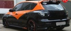 7 319 р. Спойлер Racing Mazda 3/Axela BK дорестайлинг, хэтчбэк (2003-2006) (Неокрашенный)  с доставкой в г. Керчь. Увеличить фотографию 6