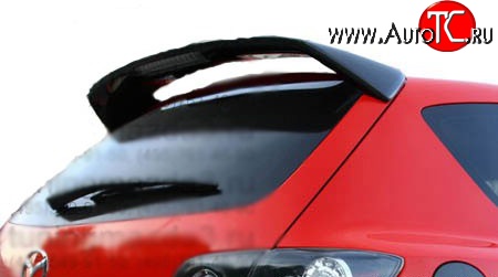 3 599 р. Спойлер Sport V2 со стоп-сигналом Mazda 3/Axela BK дорестайлинг, хэтчбэк (2003-2006) (Неокрашенный)  с доставкой в г. Керчь