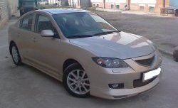 4 999 р. Накладка на передний бампер Style Mazda 3/Axela BK дорестайлинг седан (2003-2006) (Неокрашенная)  с доставкой в г. Керчь. Увеличить фотографию 16