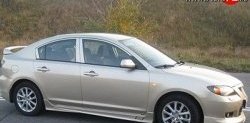 4 099 р. Пороги накладки Sport Mazda 3/Axela BK дорестайлинг, хэтчбэк (2003-2006) (Неокрашенные)  с доставкой в г. Керчь. Увеличить фотографию 4