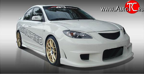 619 р. Реснички Mazda-Speed Mazda 3/Axela BK дорестайлинг седан (2003-2006) (Неокрашенные)  с доставкой в г. Керчь
