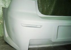 5 349 р. Задний бампер Mazda Speed Mazda 3/Axela BK дорестайлинг седан (2003-2006) (Неокрашенный)  с доставкой в г. Керчь. Увеличить фотографию 4