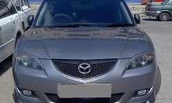 2 309 р. Комплект клыков Sport-V2 на передний бампер автомобиля Mazda 3/Axela BK дорестайлинг седан (2003-2006) (Неокрашенная)  с доставкой в г. Керчь. Увеличить фотографию 4