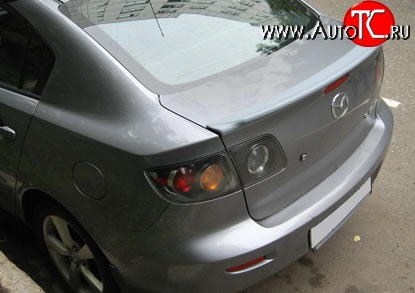 3 099 р. Спойлер Style  Mazda 3/Axela  BK (2003-2006) дорестайлинг седан (Неокрашенный)  с доставкой в г. Керчь