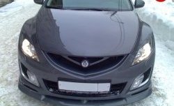 1 149 р. Реснички EX-Style Mazda 6 GH рестайлинг универсал (2010-2012) (Неокрашенные)  с доставкой в г. Керчь. Увеличить фотографию 4