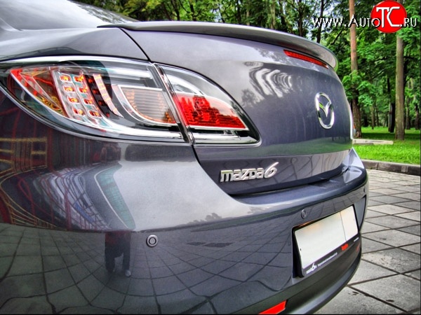 3 899 р. Спойлер EX-Style V1 Mazda 6 GH дорестайлинг седан (2007-2010) (Неокрашенный)  с доставкой в г. Керчь