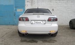 4 899 р. Спойлер GTI со стоп-сигналом Mazda 6 GG седан дорестайлинг (2002-2005) (Неокрашенный)  с доставкой в г. Керчь. Увеличить фотографию 2