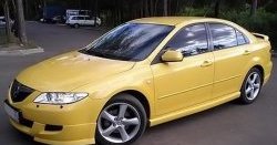 7 349 р. Накладка переднего бампера AERO Mazda 6 GG лифтбэк дорестайлинг (2002-2005) (Неокрашенная)  с доставкой в г. Керчь. Увеличить фотографию 2
