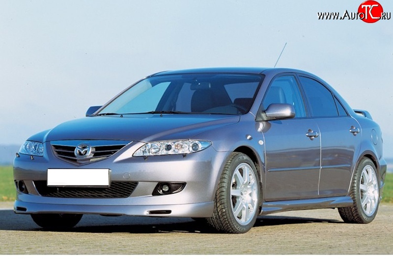 9 499 р. Накладка переднего бампера ATH Mazda 6 GG лифтбэк дорестайлинг (2002-2005)  с доставкой в г. Керчь