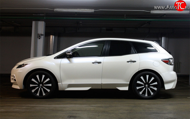 13 949 р. Пороги и накладки дверей One&Only Mazda CX-7 ER дорестайлинг (2006-2010) (Неокрашенные)  с доставкой в г. Керчь