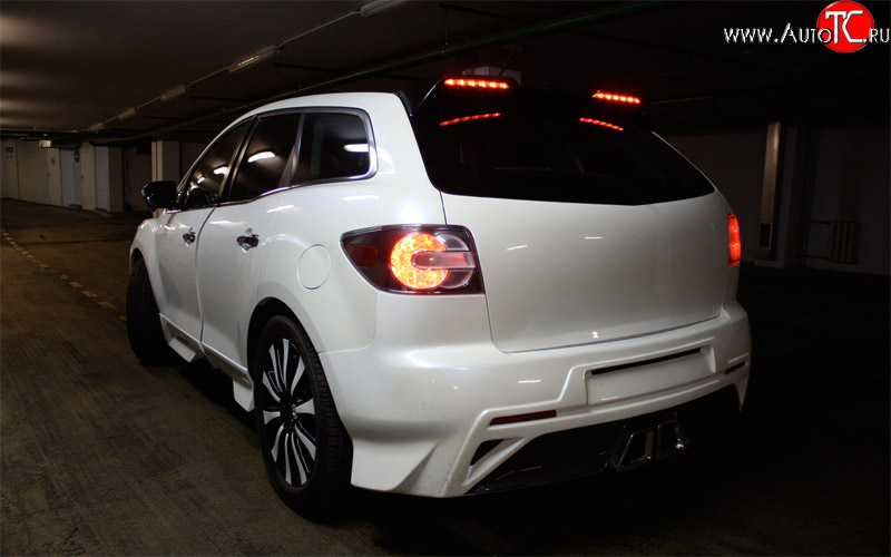 11 599 р. Спойлер со стоп сигналом на One&Only Mazda CX-7 ER дорестайлинг (2006-2010) (Неокрашенный)  с доставкой в г. Керчь