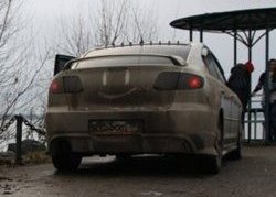 5 099 р. Спойлер Sport-V2 Mazda 3/Axela BK дорестайлинг седан (2003-2006) (Неокрашенный)  с доставкой в г. Керчь. Увеличить фотографию 3