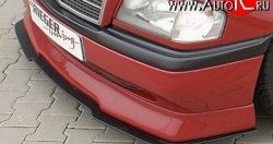4 399 р. Накладка переднего бампера Rieger Mercedes-Benz C-Class W202 дорестайлинг седан (1993-1997)  с доставкой в г. Керчь. Увеличить фотографию 2