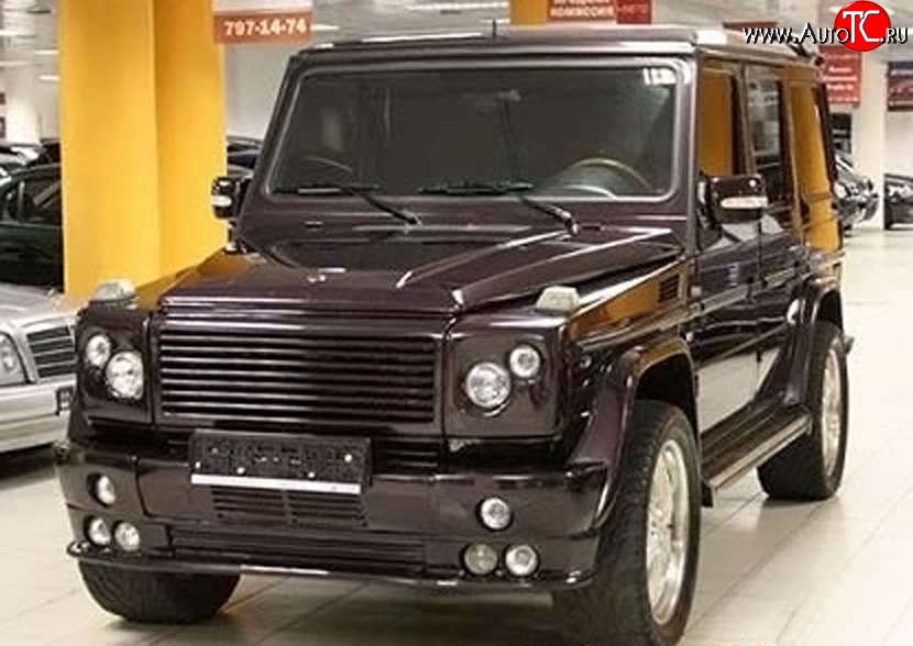 9 799 р. Накладка переднего бампера ART Style Mercedes-Benz G class W463 5 дв. дорестайлинг (1989-1994) (Неокрашенная)  с доставкой в г. Керчь