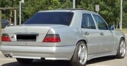 6 799 р. Пороги накладки GT Dynamics Mercedes-Benz E-Class W124 седан дорестайлинг (1984-1993) (Неокрашенные)  с доставкой в г. Керчь. Увеличить фотографию 6