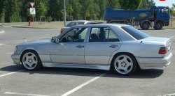6 799 р. Пороги накладки GT Dynamics Mercedes-Benz E-Class W124 седан дорестайлинг (1984-1993) (Неокрашенные)  с доставкой в г. Керчь. Увеличить фотографию 3